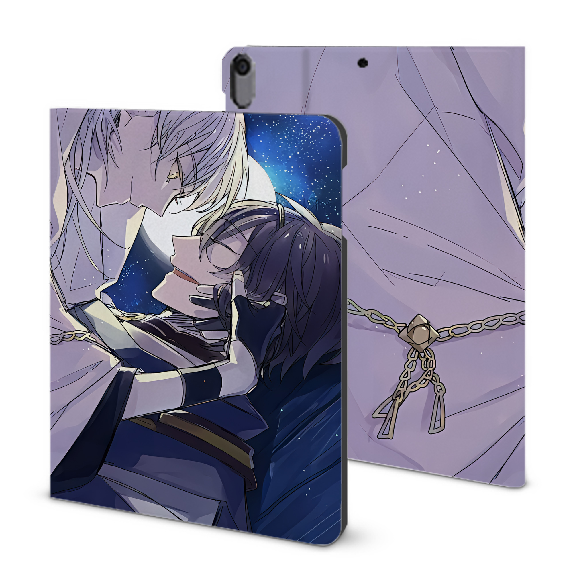 （画像用） 刀剣乱舞 Touken Ranbu IPad ケース ブック型 PUレザー TPU 耐衝撃 軽量 薄型 ペン収納なし 全面保護 IPad 各モデル対応